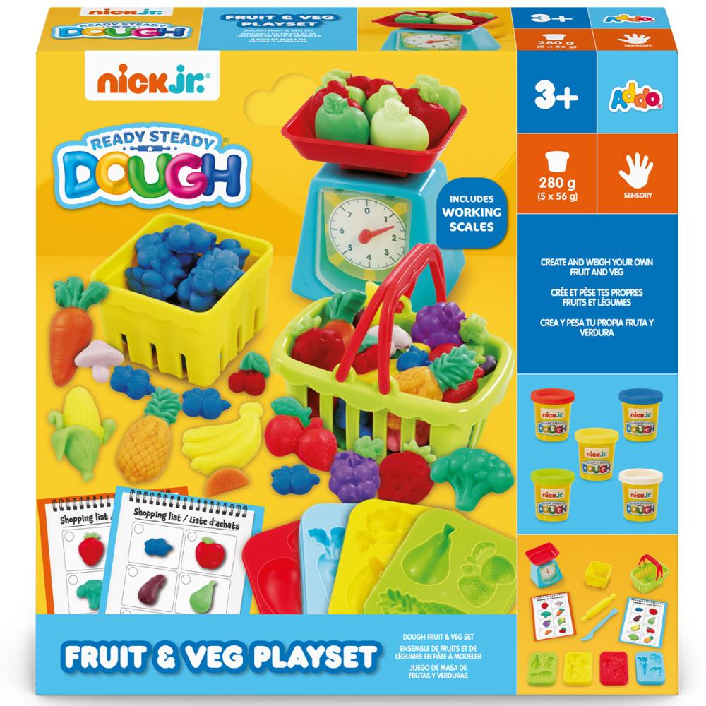 Addo - Nick Junior Dough Fruit & Vegetable Play Dough Set