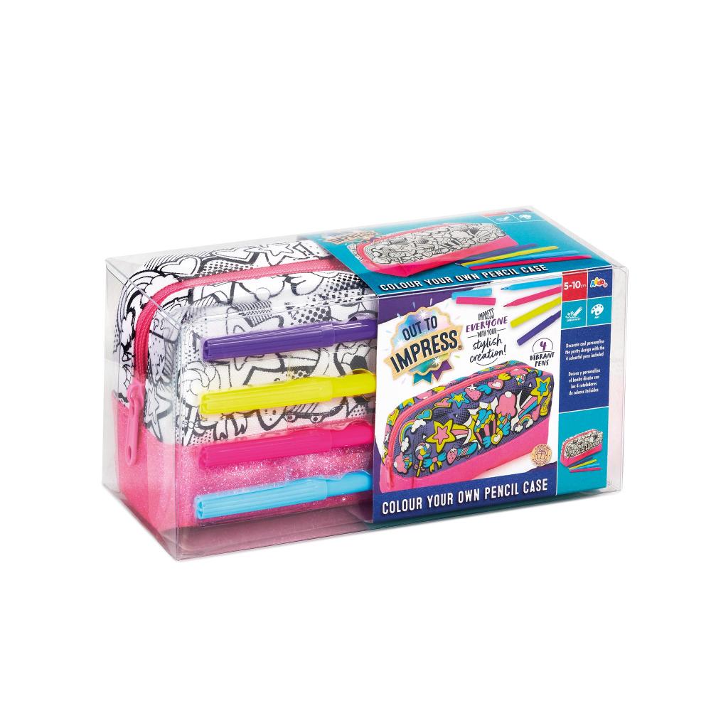 Addo - Out To Impress Decorate And Colour Your Own Pencil Case