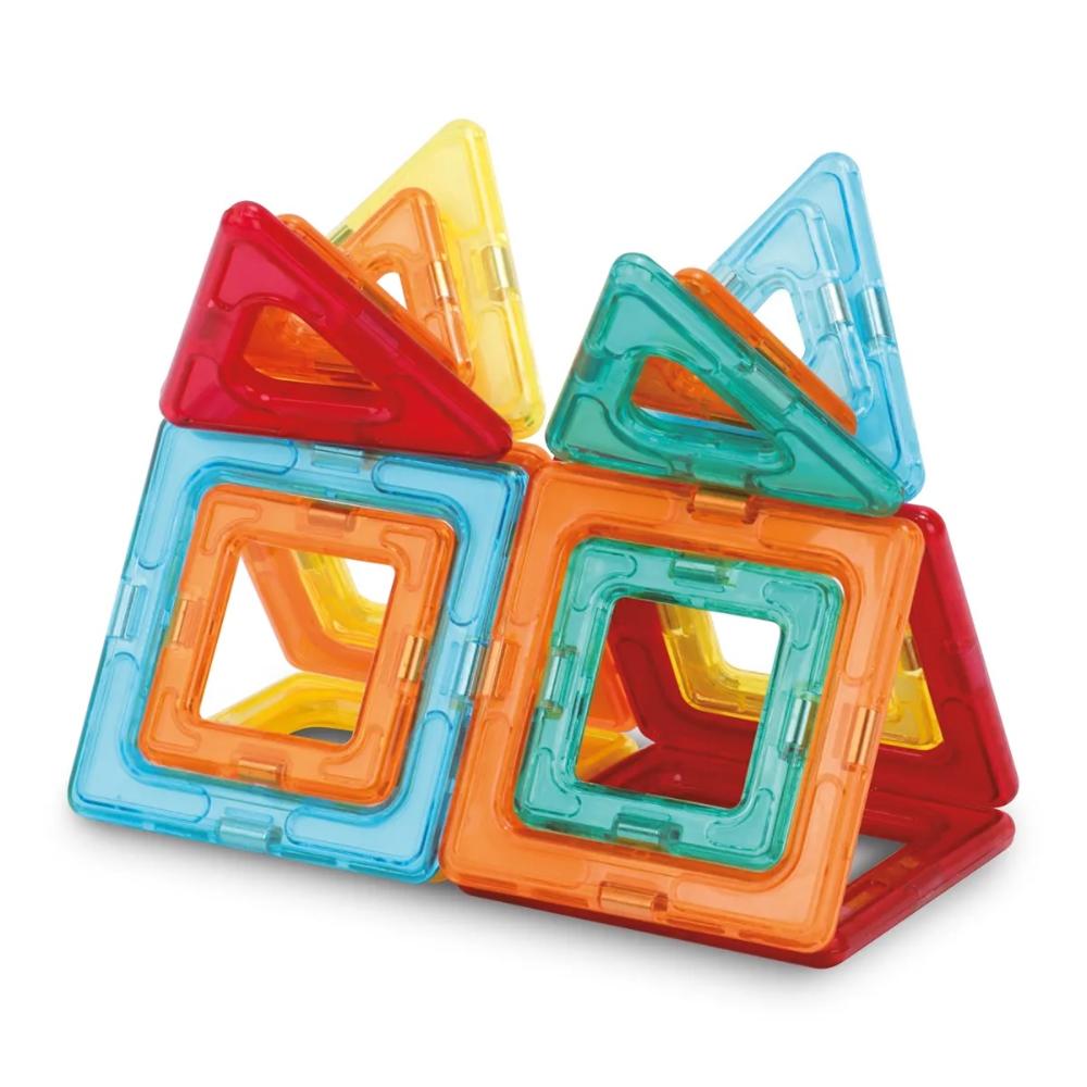 ADDO - Magnetic Tiles Bright Starter Building Blocks Set - Multicolor - 18 Pcs