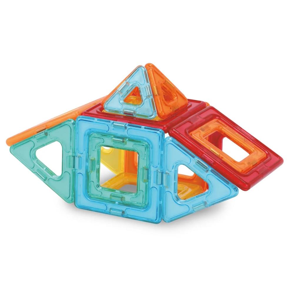 ADDO - Magnetic Tiles Bright Starter Building Blocks Set - Multicolor - 18 Pcs