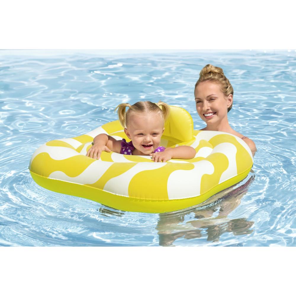 Bestway - Swimsafe Inflatable Baby Pool Float - Wavy Square
