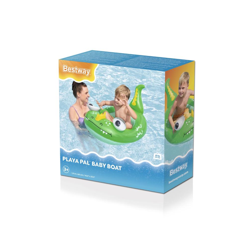 Bestway - Inflatable Float Playa Pal Baby Boat - Style May Vary - 1 Pc