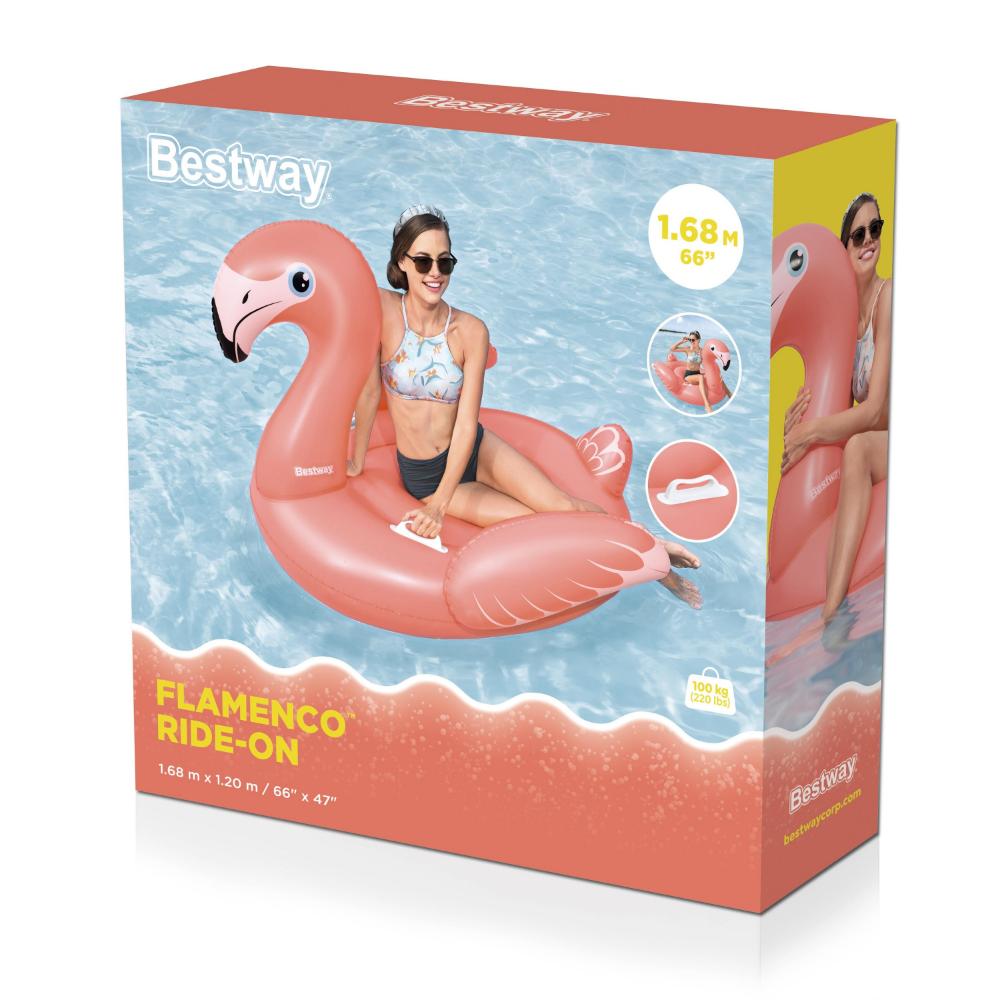 Bestway - Flamenco Inflatable Pool Ride-On - Pink