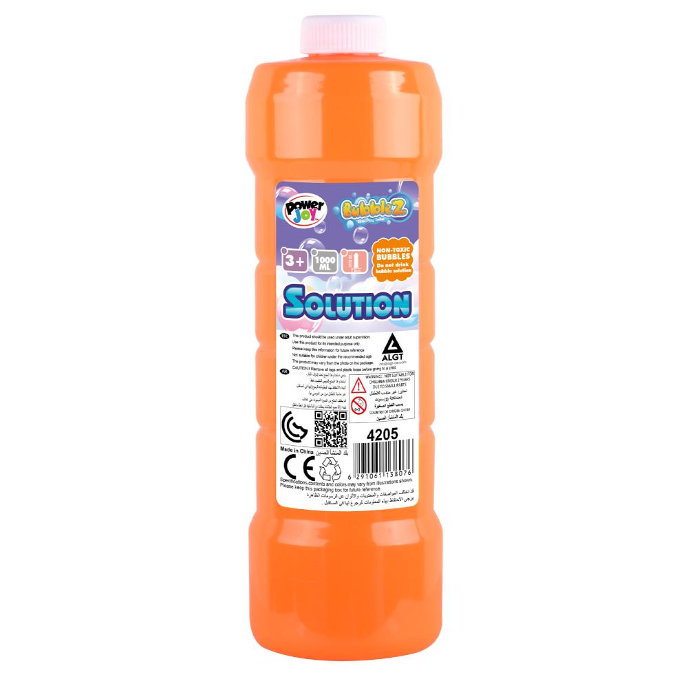 Power Joy - Bubble Solution Bottle - 1L - 1pc - Color May Vary