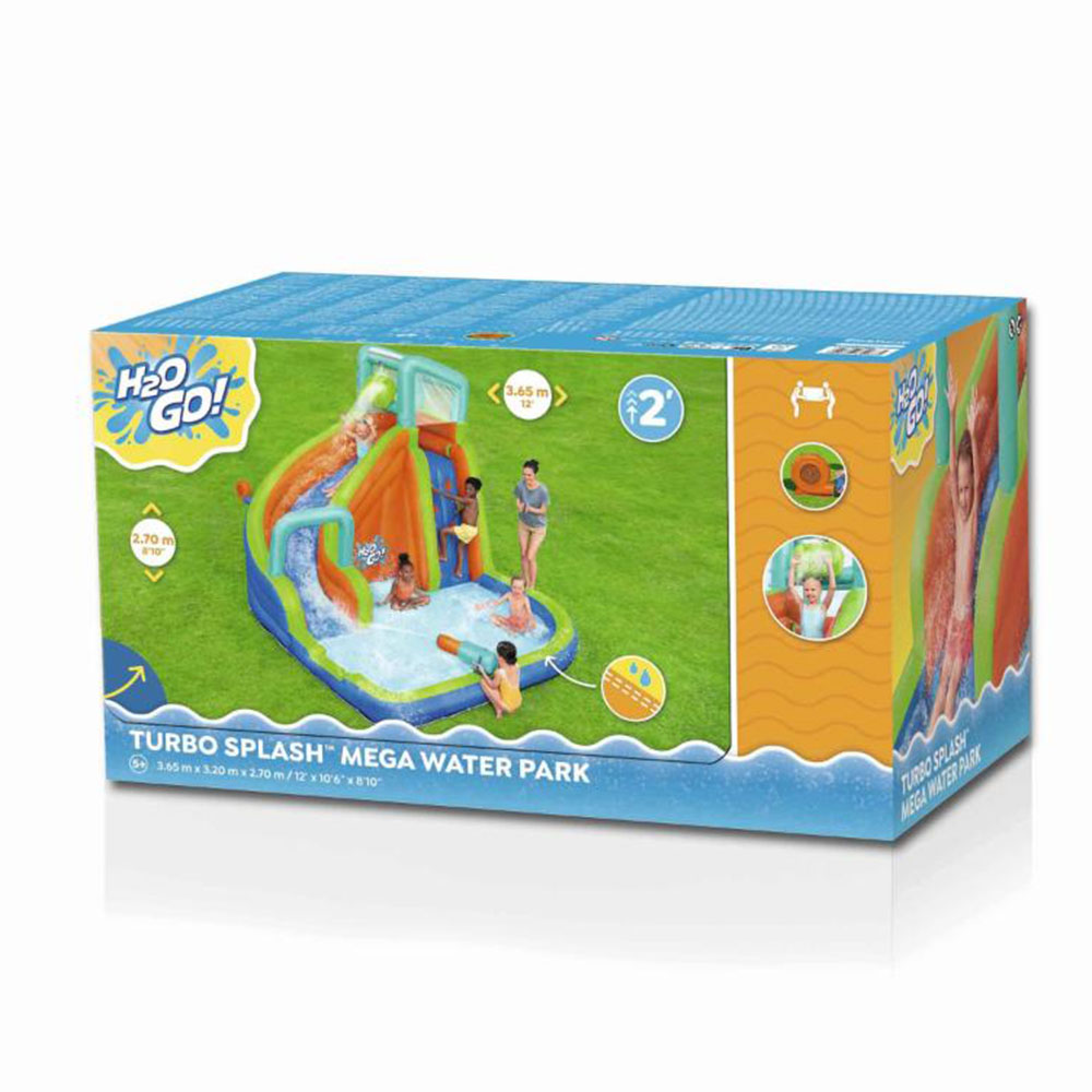 Bestway - H2OGo Turbo Splash Inflatable Mega Water Park - Multicolor