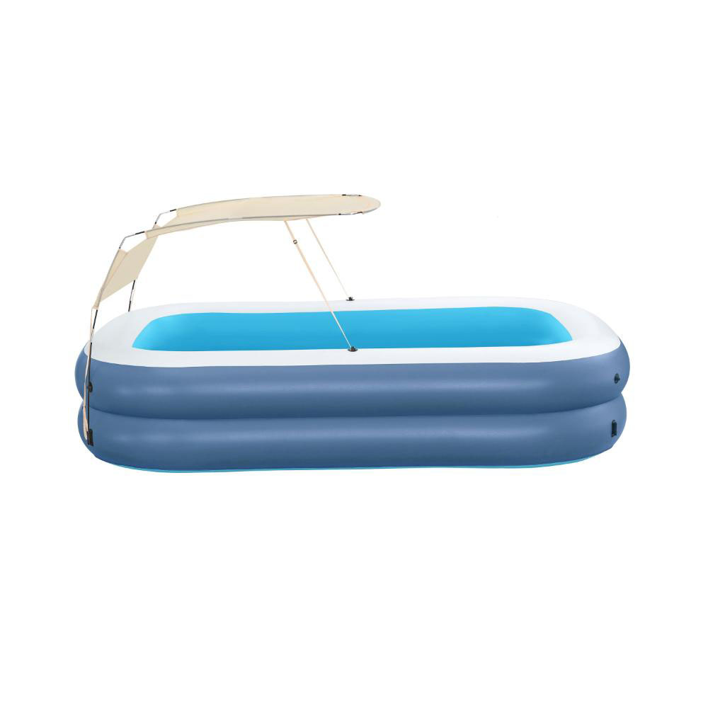 Bestway - Summer Bliss Shaded Inflatable Family Pool - Blue - 254x178x140 cm