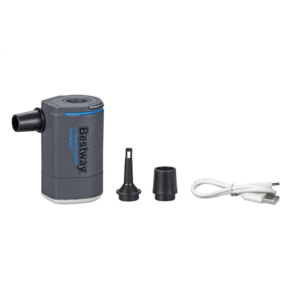 Bestway - Powertouch Pocket Rechargeable Electric Air Pump - Black
