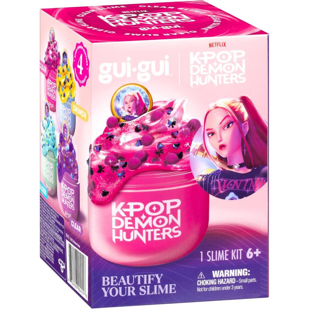 Moose Toys - Gui-Gui Slime Kit K-Pop Demon Hunters Set - Mira Clear Slime - Style May Vary - 3 Pc Set