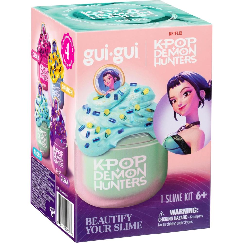 Moose Toys - Gui-Gui Slime Kit K-Pop Demon Hunters Set - Zoey Gloss Slime - Style May Vary - 5 Pc Set