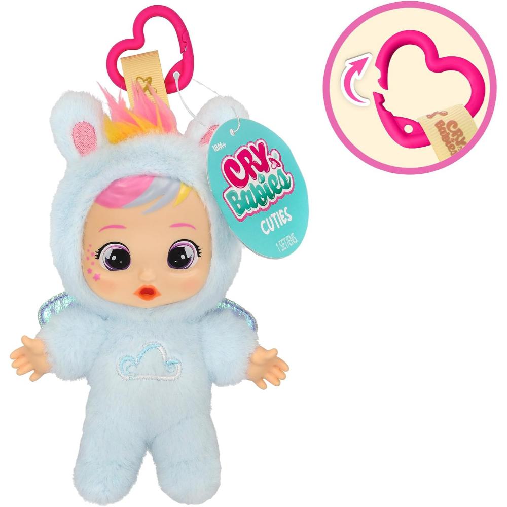 BFF - Cry Babies Cuties Mini Plush Keychain - Jenna - 5.9-inch