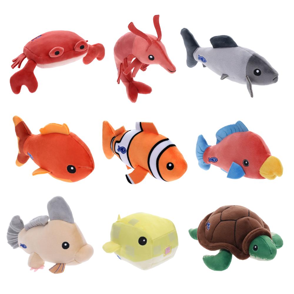 Fisch - Collectible Plush Toy - 10 cm - Style May Vary - 1 Pc