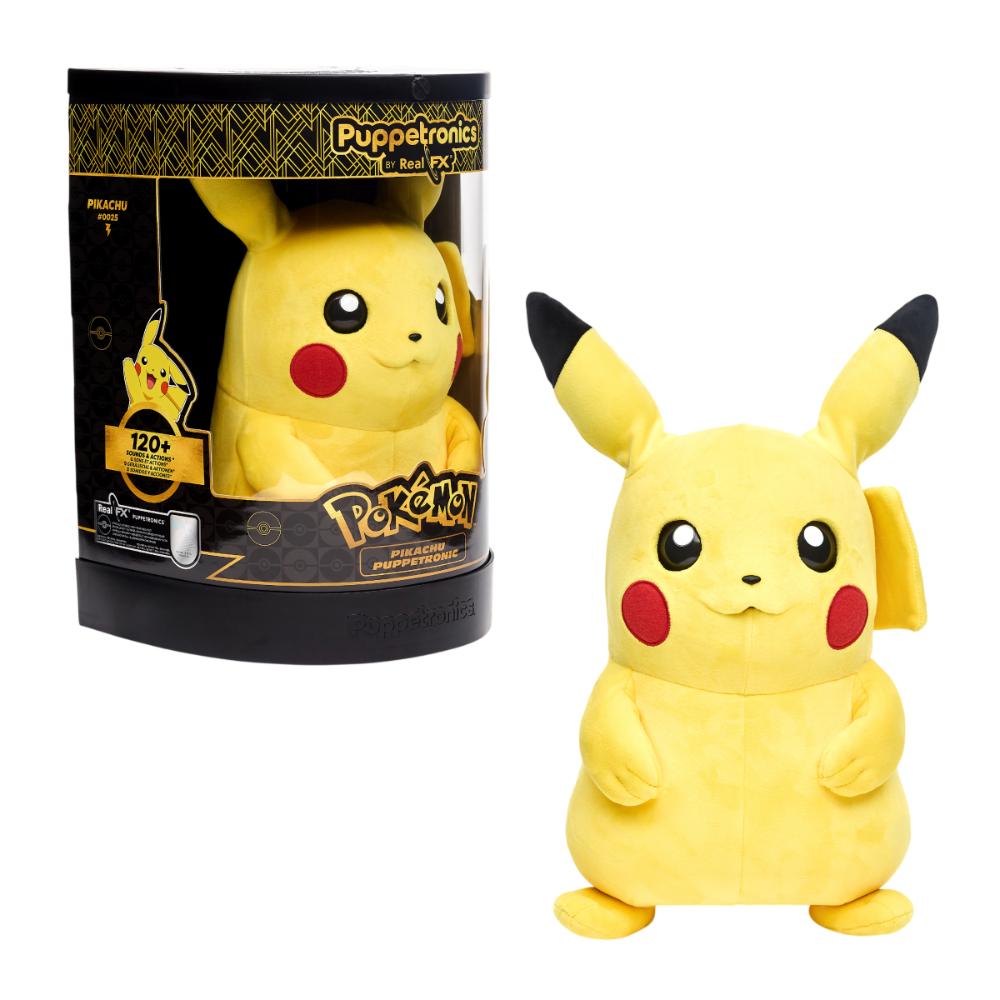 Pokemon - RealFX Puppetronic Interactive Plush Toy - Pikachu