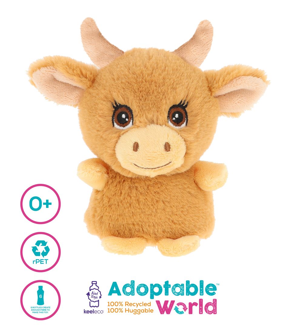 Keel Toys - Keeleco Mini Adoptable World 10cm Set B 1pc - Style May Vary