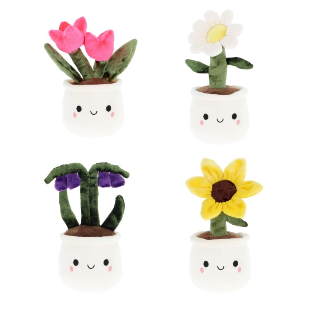 Keel Toys Bobballs Flower Collectible Soft Toy - Style May Vary - 12 cm - 1 Pc