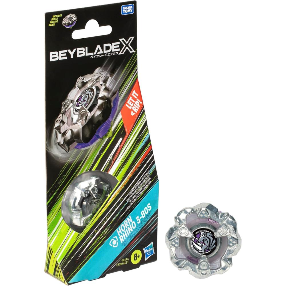 Beybattle Burst - Beyblade X Horn Rhino 3-80S Right Spinning Defense Type Top