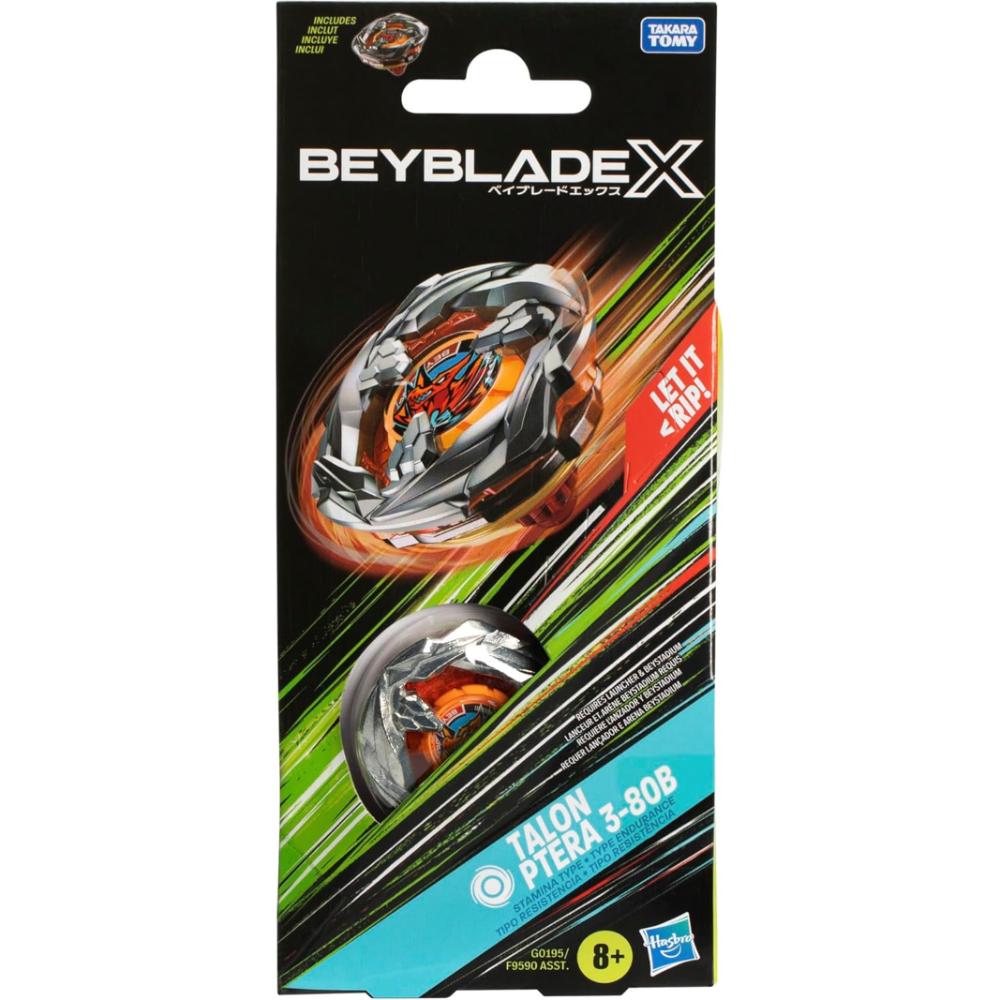 Beybattle Burst - Beyblade X Talon Ptera 3-80b Clockwise Spinning Endurance Type Top