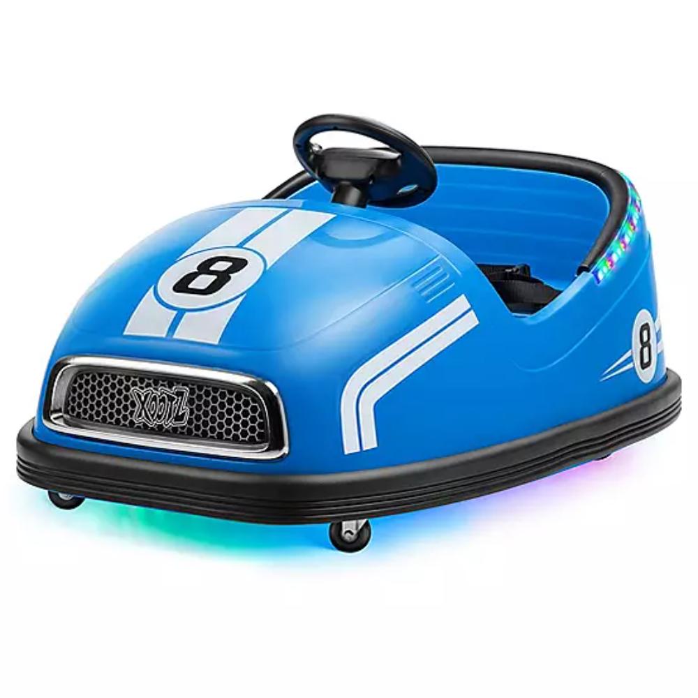 Xootz 360-Spins Big Bumper Kids Ride-On Car - Blue
