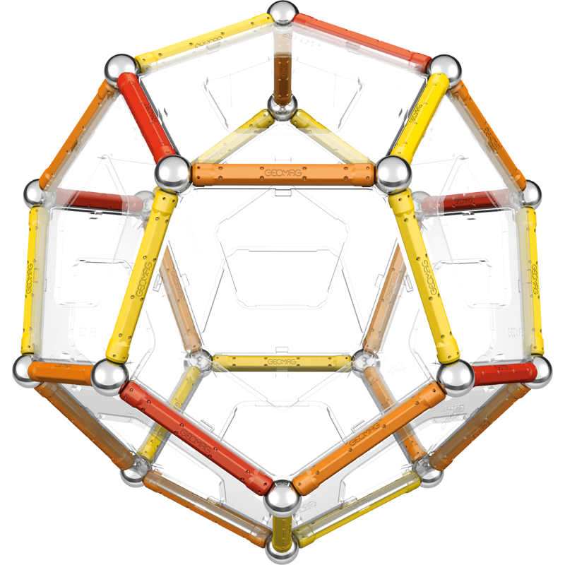 Geomag - Leonardo Da Vinci Geometry Magnetic Construction Toy - 67pcs