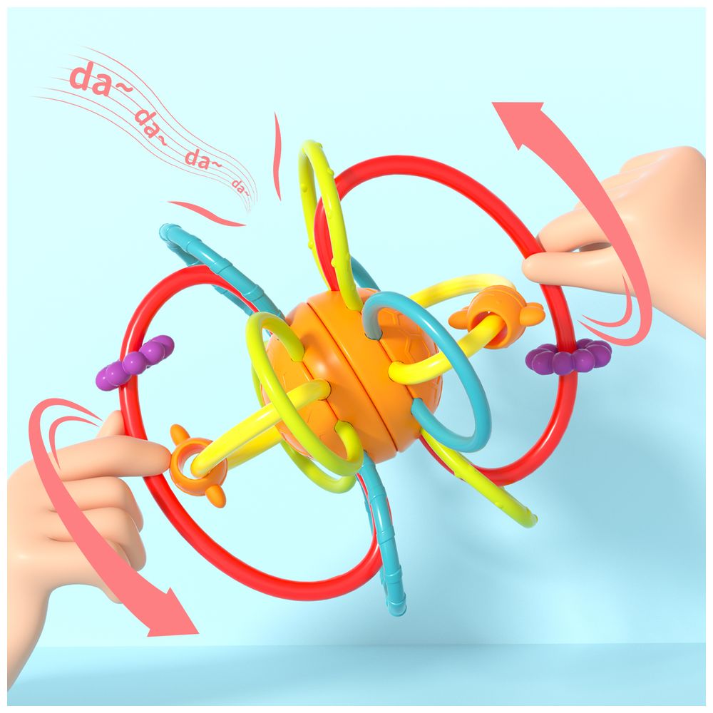 Hola - Honeycomb Teething Toy Baby Teether Rattle