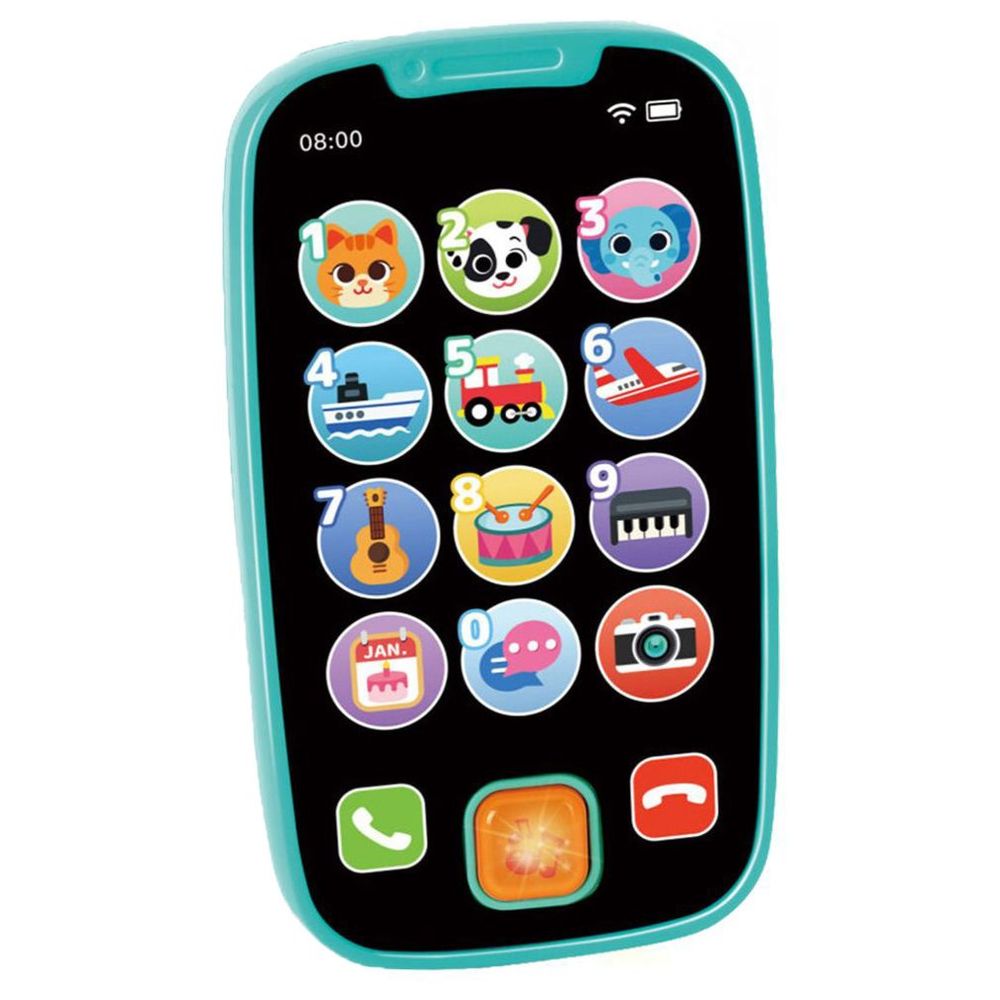 Hola - My First Smartphone Interactive Baby Phone Toy - Blue