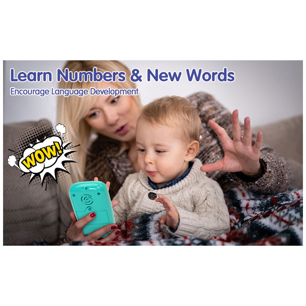 Hola - My First Smartphone Interactive Baby Phone Toy - Blue