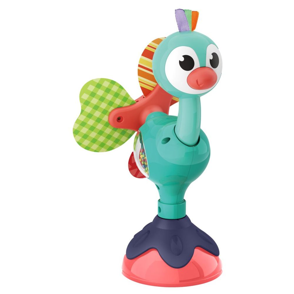 Hola Highchair Toy With Suction Mealtime Toys - Peacock