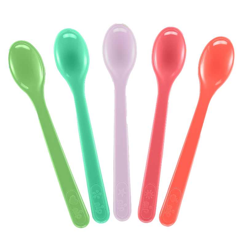 Nip Short Feeding Spoon - 5pcs