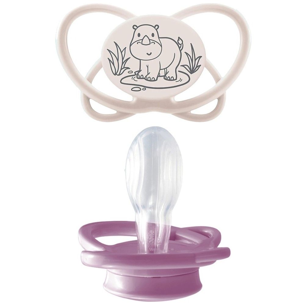 Nip - Eco-Friendly 2pc Butterfly Soother With Sterilizer Box 16-32M - Purple