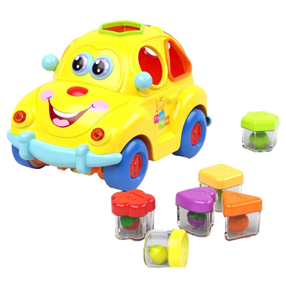 Hola - Super Fun Fruit Car With Shape Sorter, Lights And Sounds