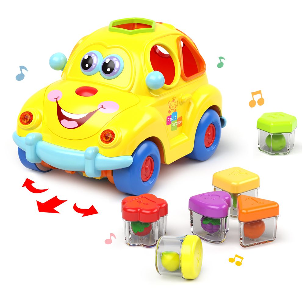 Hola - Super Fun Fruit Car With Shape Sorter, Lights And Sounds