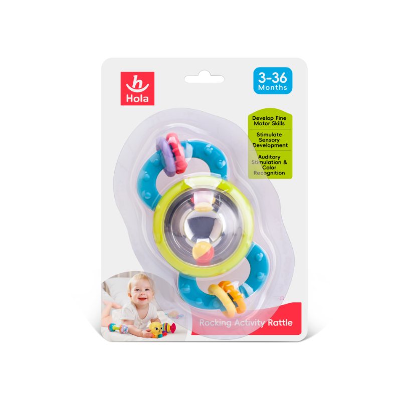 Hola - Rocking Activity Rattle - Multicolor