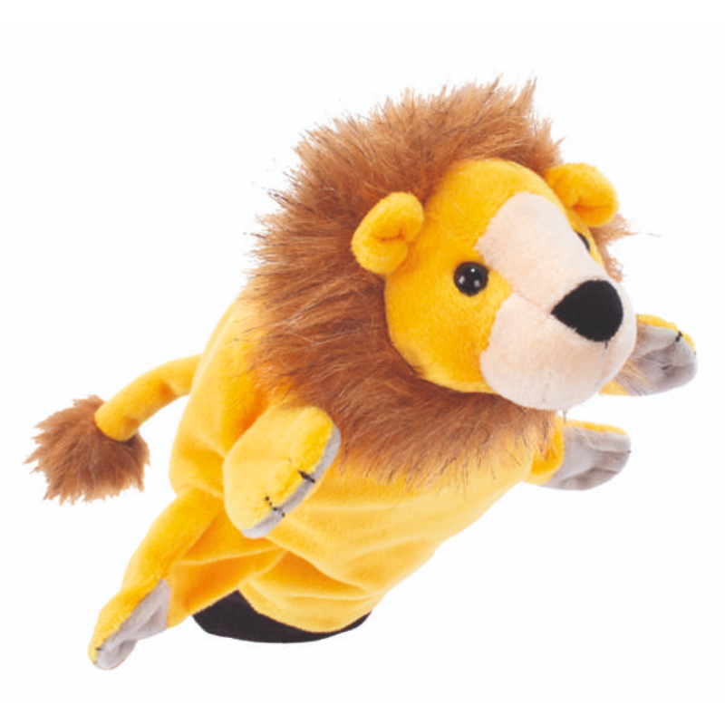 Beleduc - Handpuppet - Lion - Yellow - 25cm