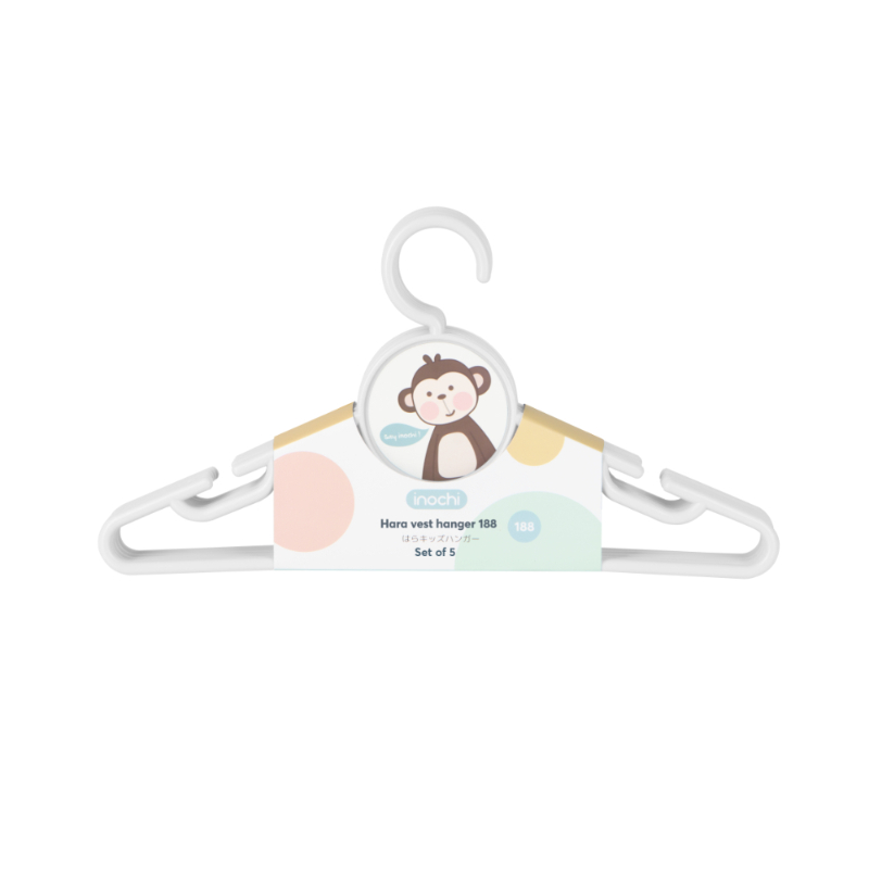Inochi - Hara Hanger Set - Pack of 2 - 10pcs - White