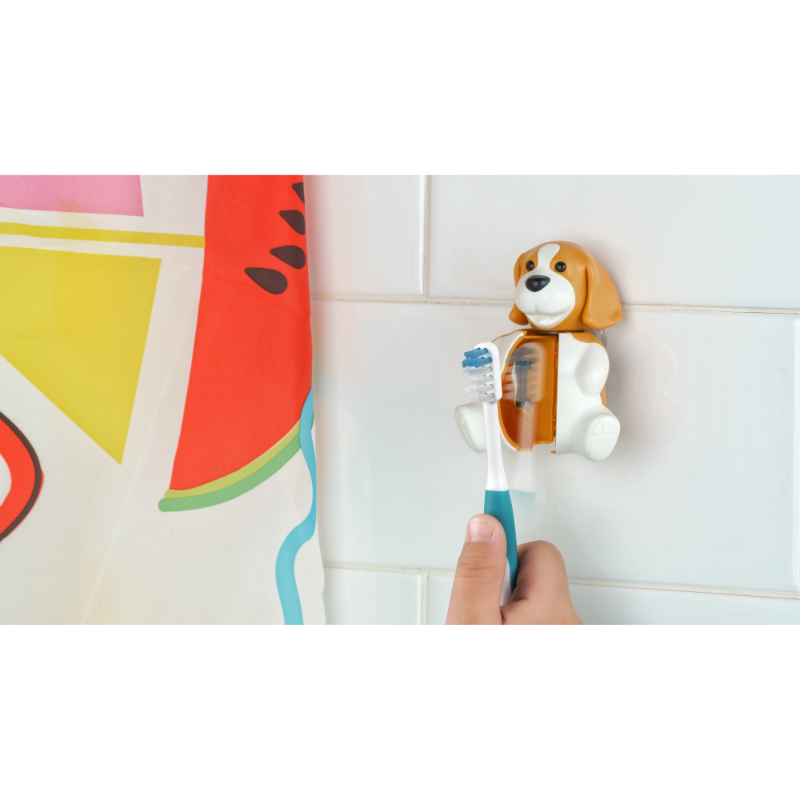 Flipper - Toothbrush Cover - Bundle Fun Animal Series - Giraffe & Lion