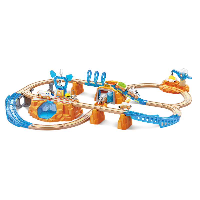 Hape - Mars Space Exploration Railway Train Playset - 48 Pcs