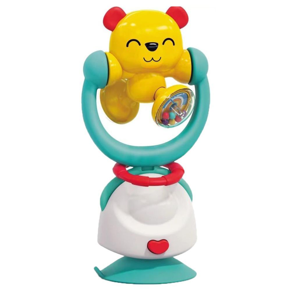 Hola 2in1 Highchair Toys & Baby Rattle Suction Toys - Bear
