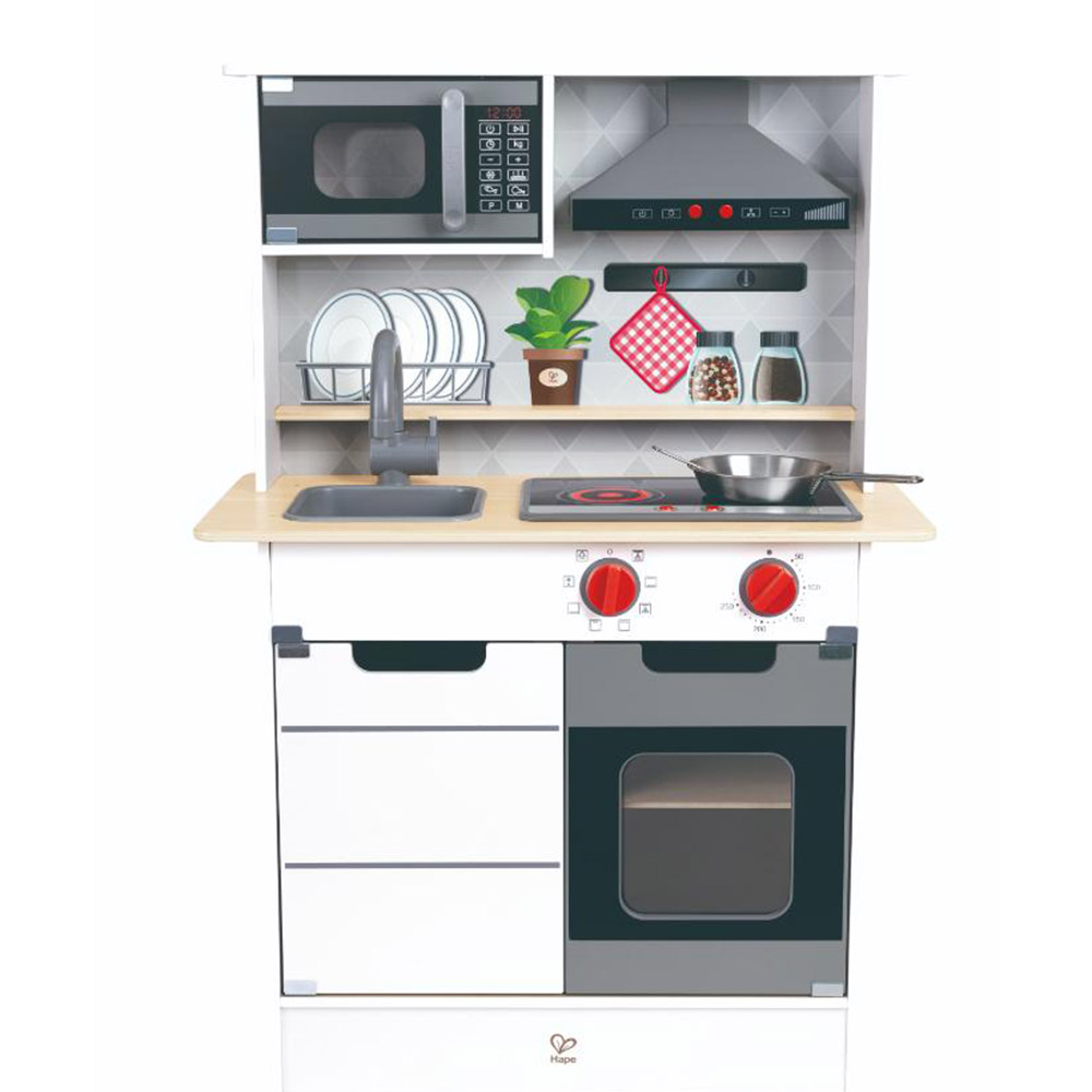 Hape - Super Serve Kitchen Playset With Accessories