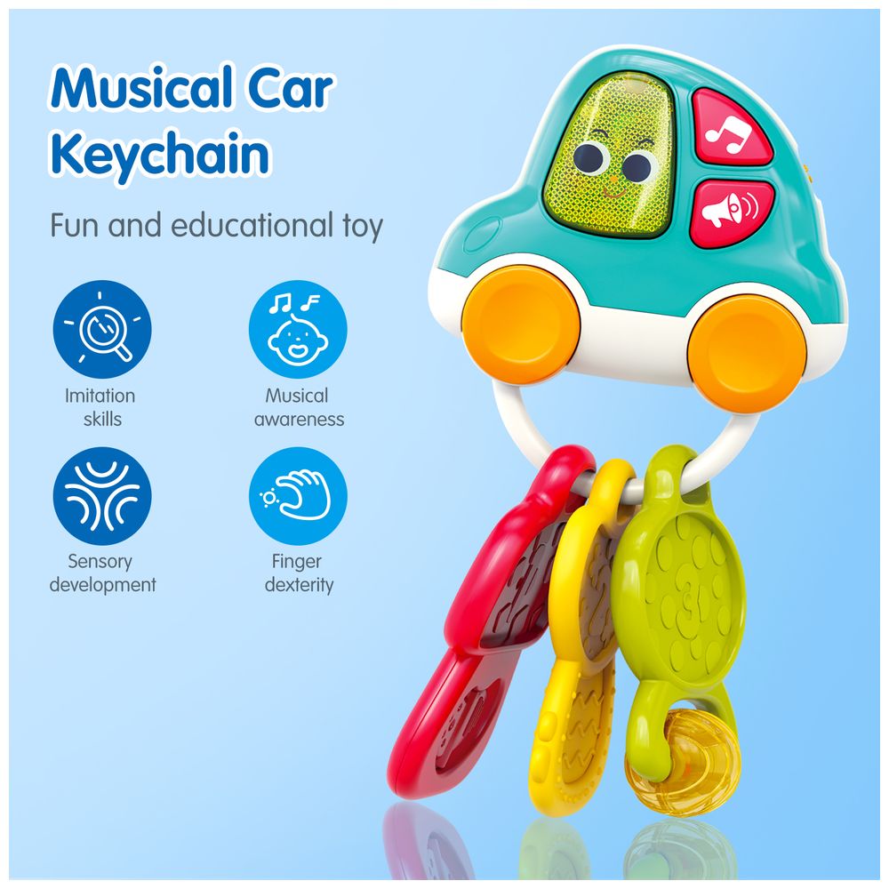 Hola - Musical Car Keychain Toy - Multicolor