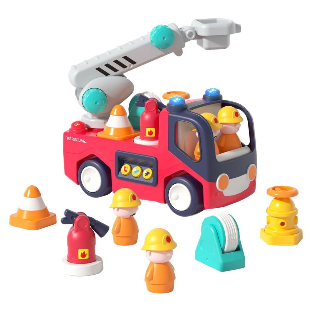 Hola - Early Learning Fire Engine Toy With Lights And Sounds