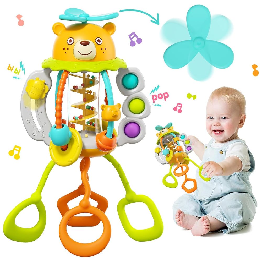 Hola - Shake And Pull Busy Ball Interactive Toy