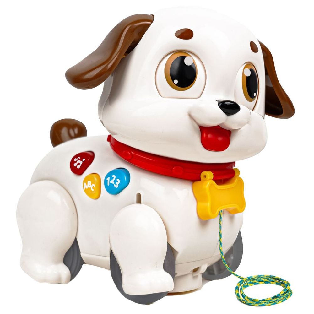 Hola - Crawl & Pull Along Learning Puppy - Multicolor