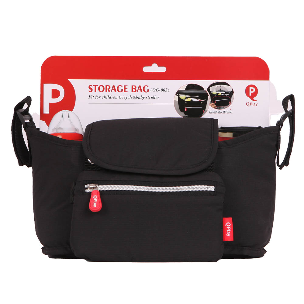Qplay - 2-In-1 Tricycle And Pushcart Storage Bag
