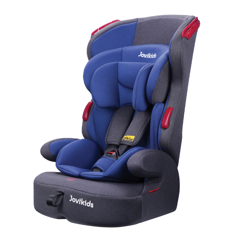 Jovikids - Tammy Convertible Car Seat With 3-Point Seat Belt - Navy Blue
