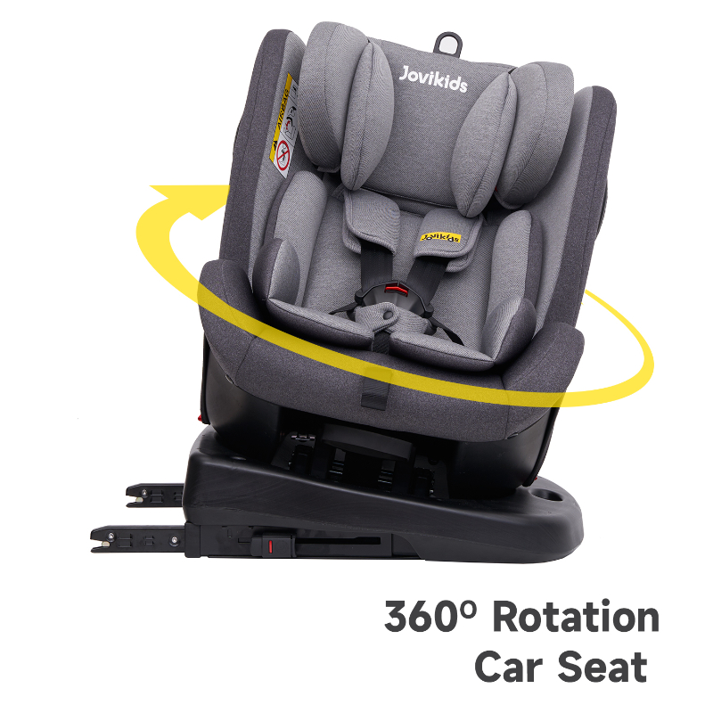 Jovikids - Angela Isofix Rotating Car Seat - Grey