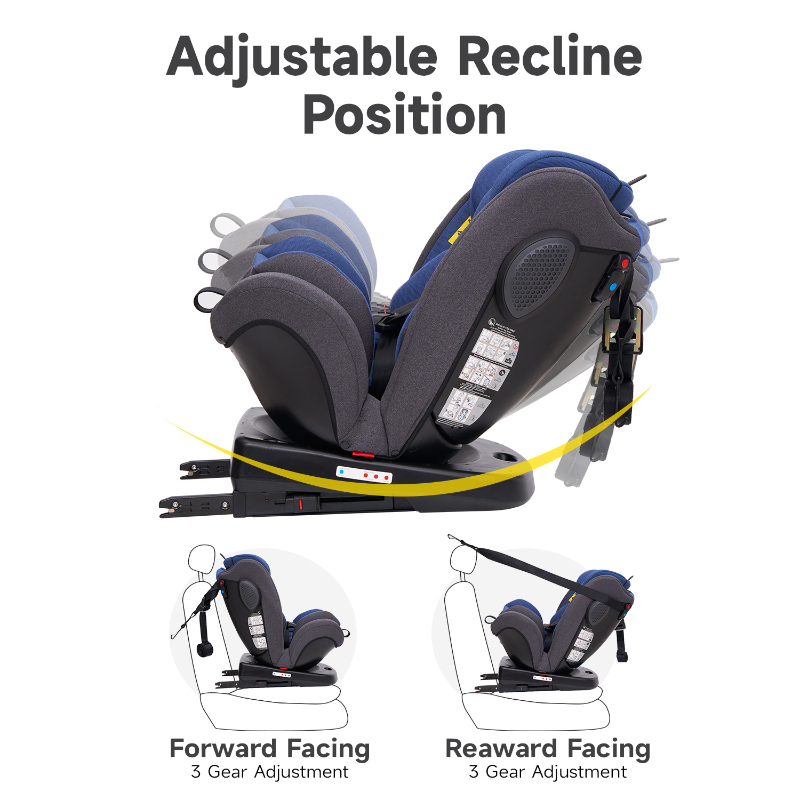 Jovikids - Angela Isofix Rotating Car Seat - Blue