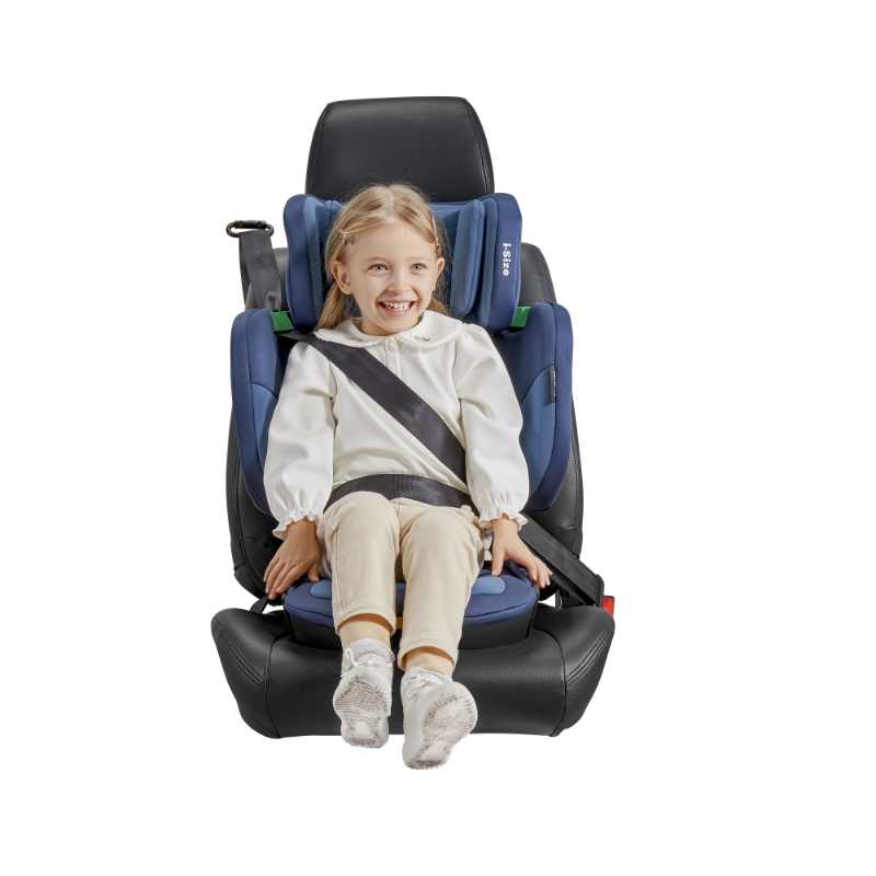 Jovikids - Rober i-Size Booster Car Seat ISOFIX Cabin Size, 3-12Y - Blue