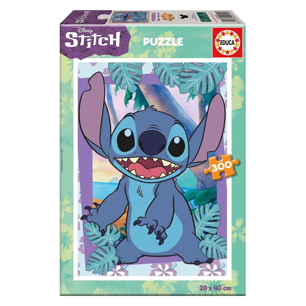 Educa - Disney Stitch Jigsaw Puzzle Set - Multicolor - 300 Pcs