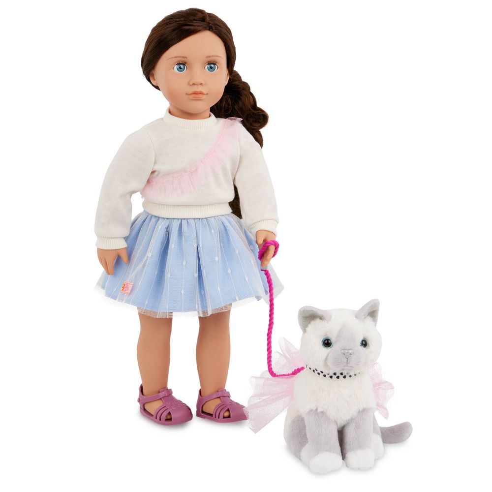 Our Generation - Doll And Pet Kitten With Accessory