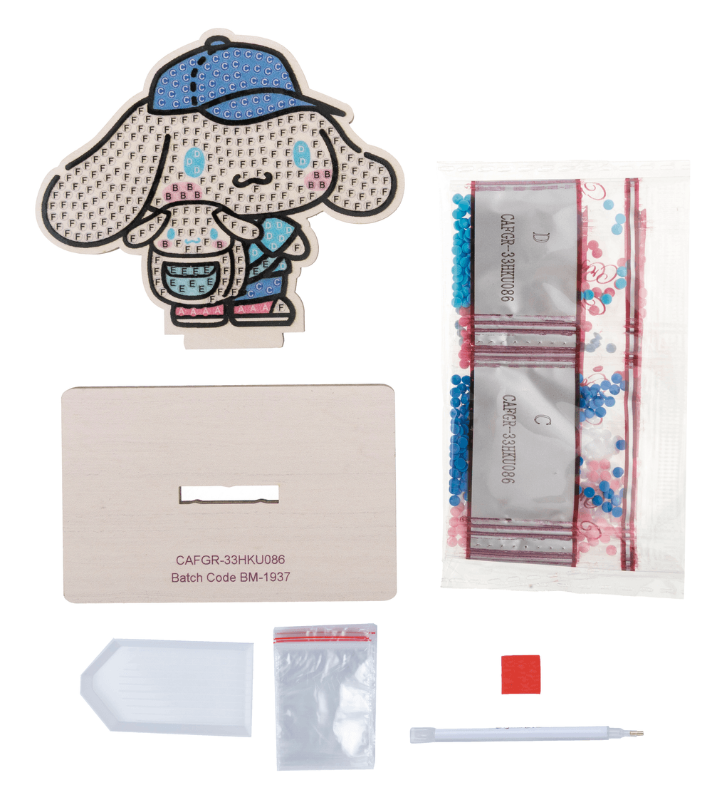 Craft Buddy - Cinnamoroll Crystal Art Buddy - 8 cm
