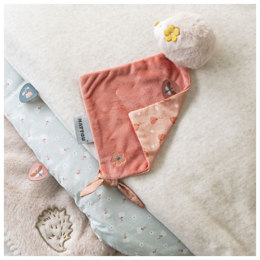 Nattou Doudou Mini Cuddle Comforter - Hedgehog Zoe